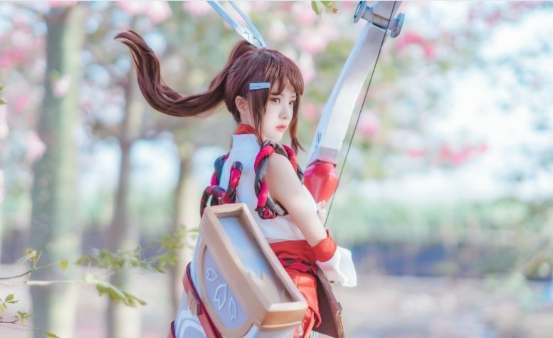 桜桃喵《王者荣耀 伽罗COS》:从可爱少女到战场女神的完美转身 第2张 桜桃喵《王者荣耀 伽罗COS》:从可爱少女到战场女神的完美转身 第2张